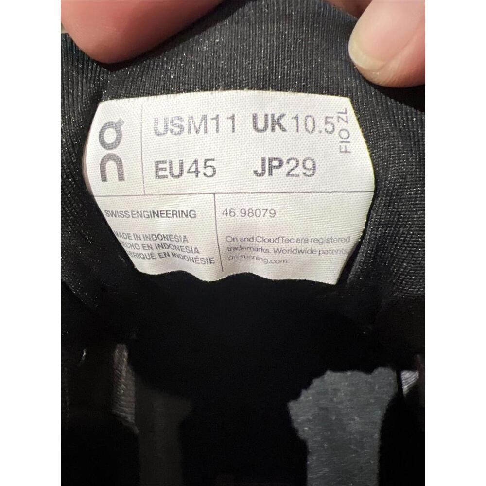 On Cloudrunner Sneakers Mens Size 11 Iron Black R… - image 4